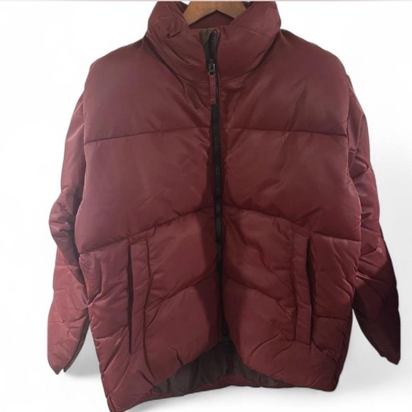 Abercrombie & Fitch Other - Retro Men’s Burgundy Puffer Jacket Size Large